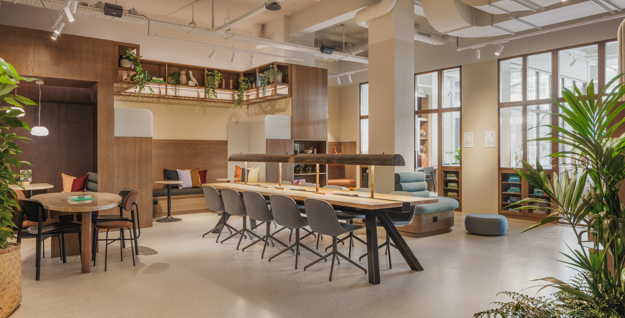 coworking space at the usual