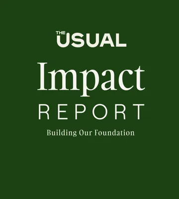 2024 Sustainability Report The Usual Cover Impact Report Cover