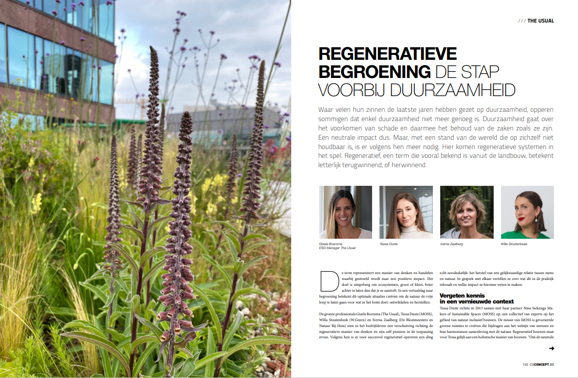 Article on Regenerative Greening The Step before sustainability 