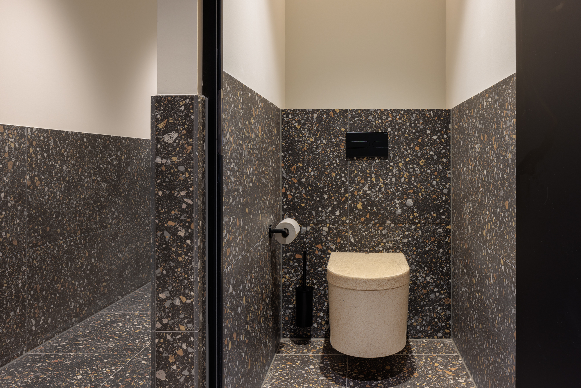 the pod shared bathroom toilet