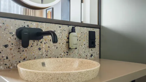 Woodio woodchip low impact sink by Finnish design company Woodio woodchip low impact sink by Finnish design company