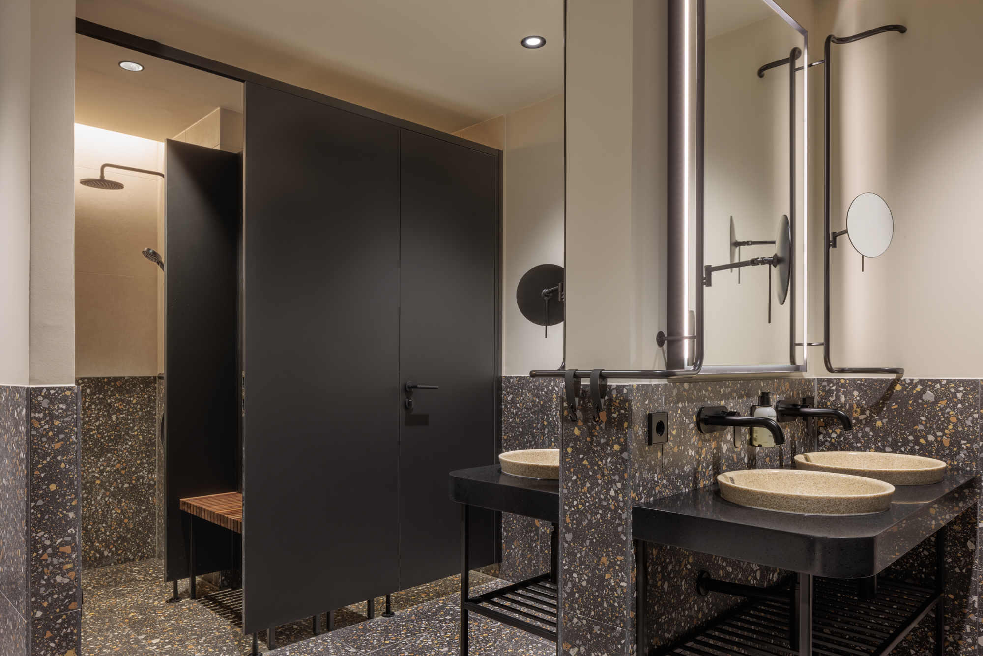 the pod shared bathroom