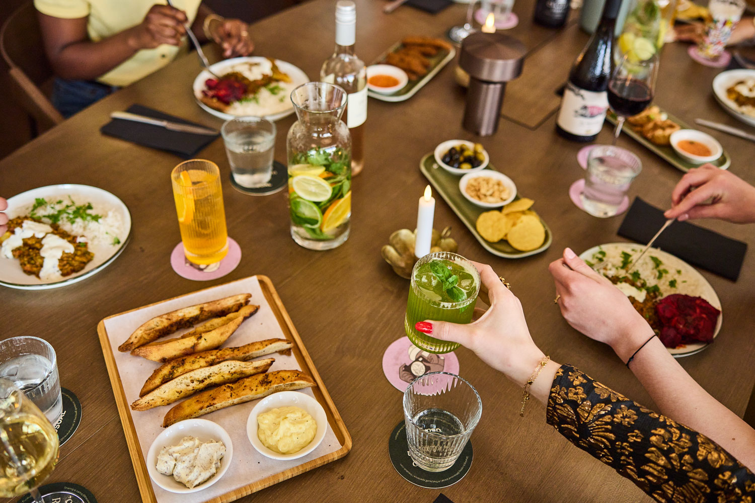 light bites at the usual