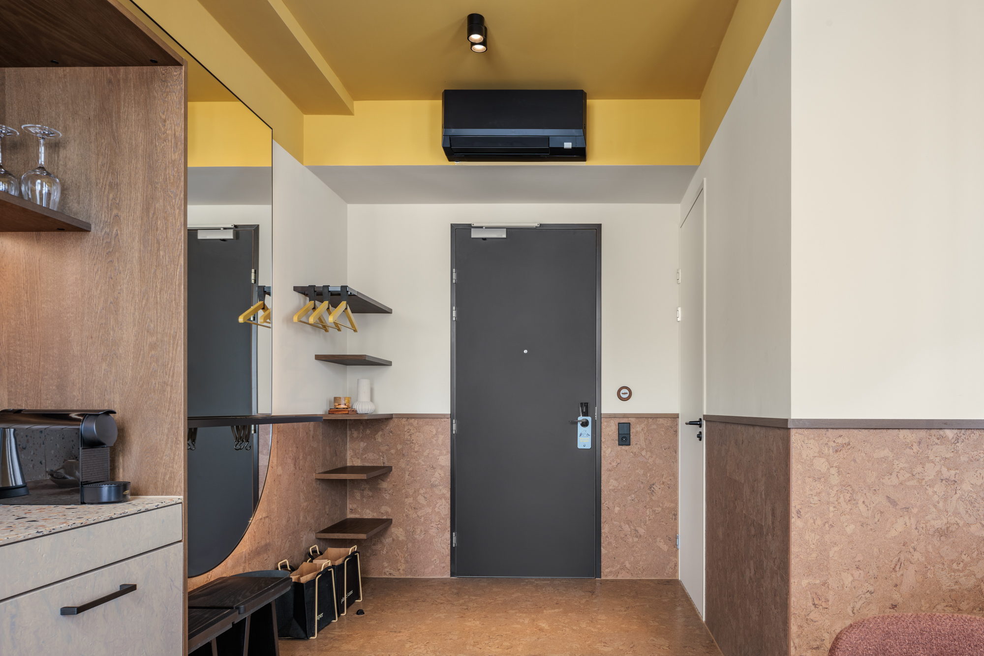 the usual studio room entrance